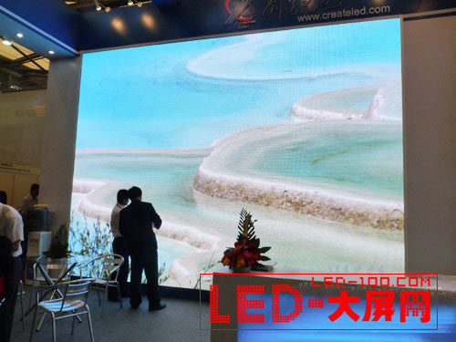 深圳市創顯光電亮相國際專業燈光<a href=http://www.audio160.com target=_blank>LED顯示屏</a>展