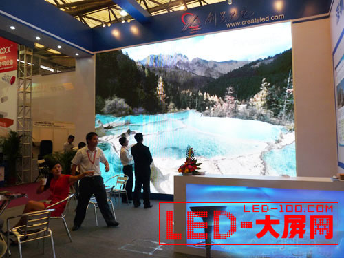 深圳市創顯光電亮相國際專業燈光<a href=http://www.audio160.com target=_blank>LED顯示屏</a>展