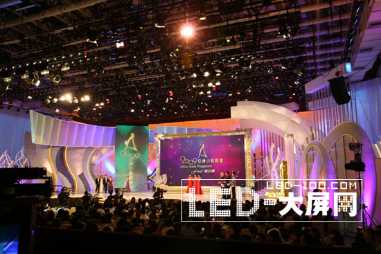 巴可LED讓“2009 年亞洲小姐競選”星光燦爛