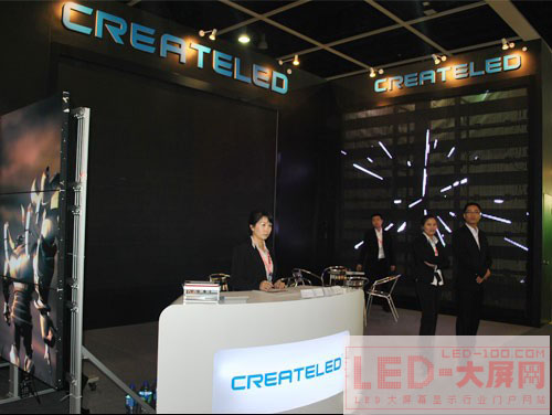 深圳創顯光電<a href=http://www.saemoetchemins.com target=_blank>led大屏幕</a>驚艷視聽展