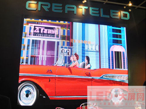 深圳創顯光電<a href=http://www.saemoetchemins.com target=_blank>led大屏幕</a>驚艷視聽展