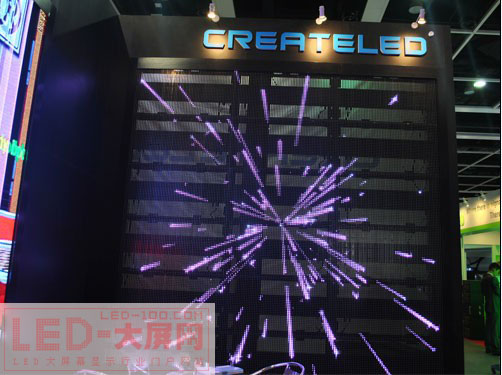 深圳創顯光電<a href=http://www.saemoetchemins.com target=_blank>led大屏幕</a>驚艷視聽展