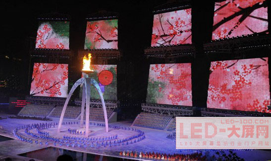 亞運閉幕式 聯騰LED船帆屏續寫輝煌