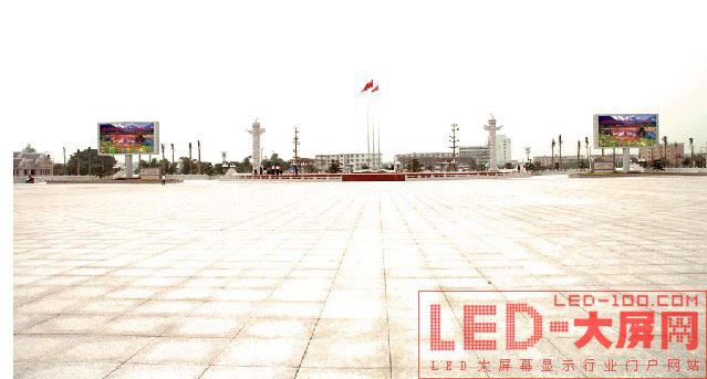 汕頭第一大屏幕落成:人民廣場LED電子顯示屏介紹