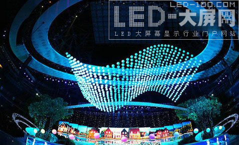 280m長LED屏幕在上海世博會開幕式上大放異彩