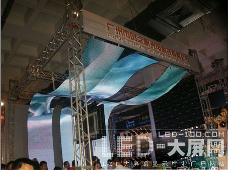廣州風之帆LED屏亮相十九屆國際<a href=http://www.audio160.com target=_blank>音響</a>展