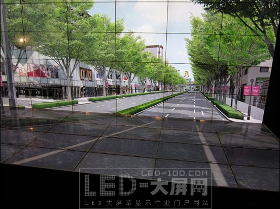 超窄6.5mm間距 夏普打造多屏顯示墻