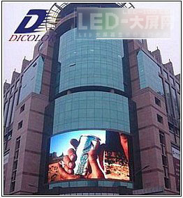 德彩LED廣告顯示屏全面拉開傳統平面廣告升級新時代