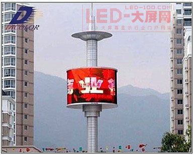 德彩LED廣告顯示屏全面拉開傳統平面廣告升級新時代