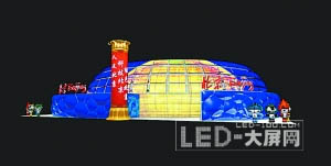 世博會北京館采用LED屏實現(xiàn)變臉效果